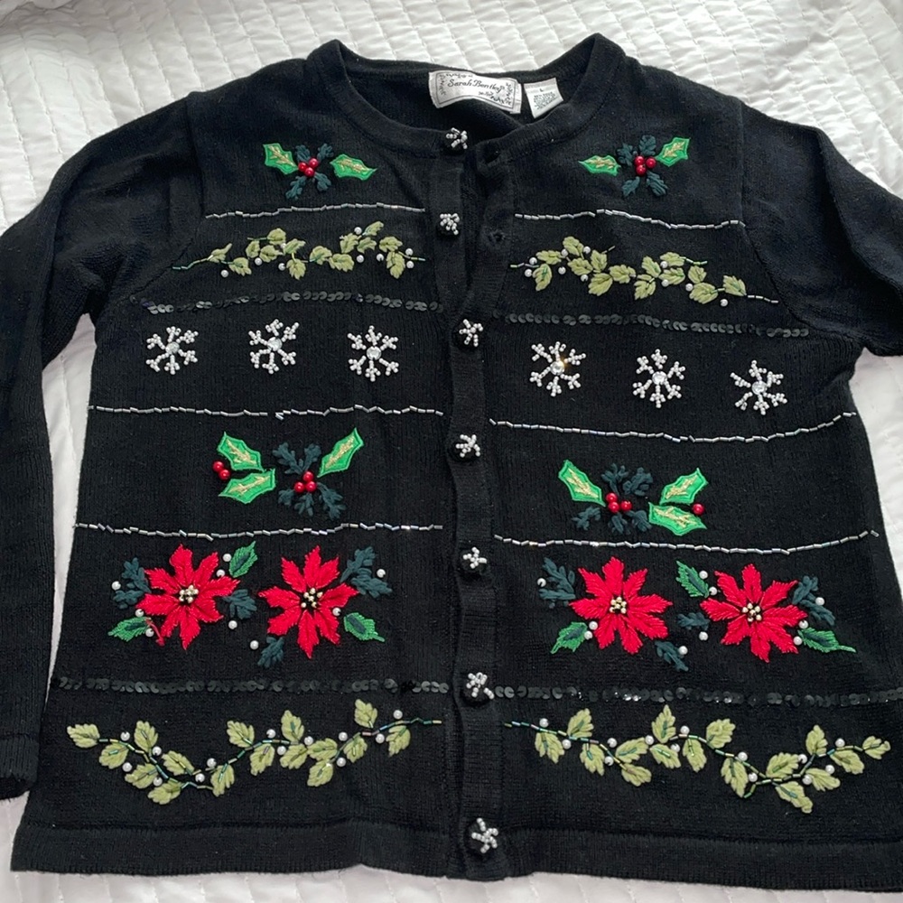 Sarah Bentley Christmas Cardigan
